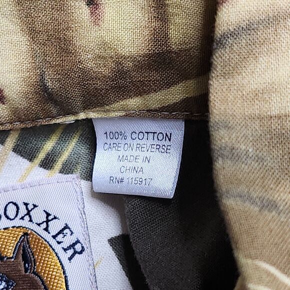 Max Boxxer Hawaiian Shirt Mens Large L Multicolor Floral‎ Tropical Beach Cotton - Picture 11 of 11